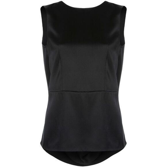 Adam Lippes Tops - Adam Lippes Womens Black Crew Neck Tank Top Size: 6